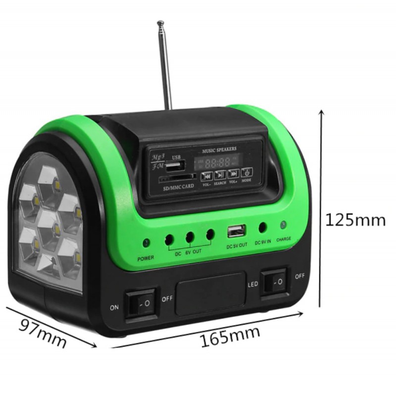 Matkakomplekt päikesepaneeliga